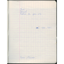Cahier du jour