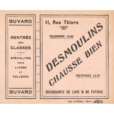 Buvard : Desmoulins chausse bien
