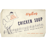 Buvard publicitaire. Wyler's chicken soup.