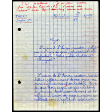 Devoirs de Composition Française.