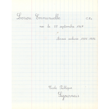 Cahier de mathématiques