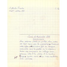 Cahier du jour