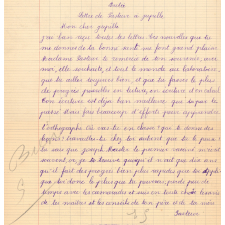 Cahier de devoirs.