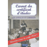 Carnet du certificat d'études