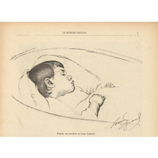 Enfant dans son berceau. Amour maternel.
