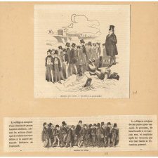 Dombey père et fils. Les élèves en promenade. Intérieur de collège.