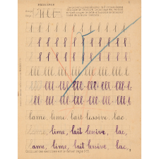 Méthode d'Ecriture droite en sept cahiers