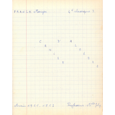 Cahier d'algèbre