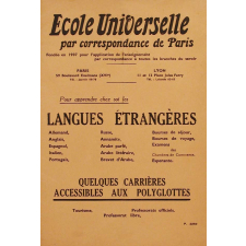 Documents sur l'École Universelle par correspondance de Paris. 