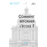 Comment réformer l'école ? Journée d'études du 15 janvier 2001