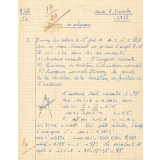 Devoir de physique