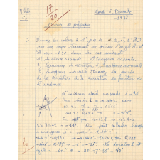 Devoir de physique