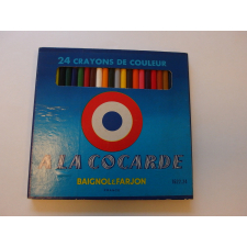 24 crayons de couleur A la cocarde