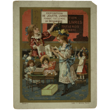 Cartes réclame. Au Bon Marché. Expositions. .