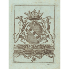 Ex-libris. Deux lévriers.
