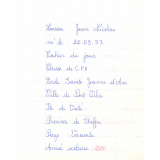 Cahier du jour