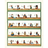 Alphabet d'animaux grotesques. 