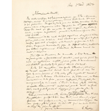 Lettre à Victor Duruy. 