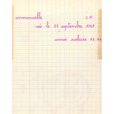 Cahier du jour N°3