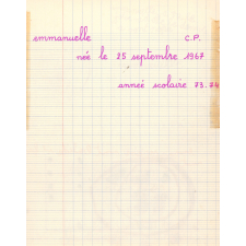 Cahier du jour N°3
