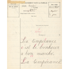 Devoir d'écriture