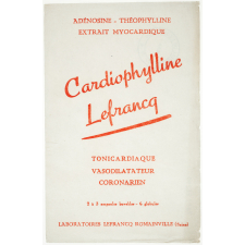 Buvard publicitaire. Cardiophylline Lefrancq.