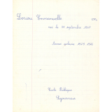 Cahier du jour