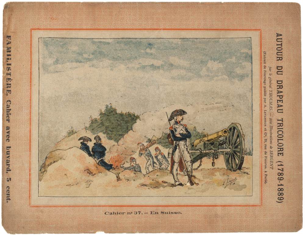 En Suisse - Autour du Drapeau tricolore 1789-1889 - Cahier n°37.