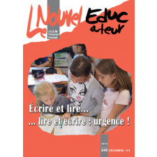 Écrire et lire... Lire et écrire : urgence !