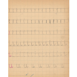 Cahier d'écriture