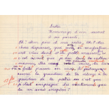 Cahier de roulement / Ecole de Quièvrecourt.