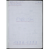 Cahier d'anglais