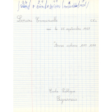 Cahier du jour