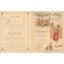 Gran Plaza de Toros du Bois de Boulogne. Programme officiel.
