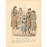 Costumes féminins. Modèles. 