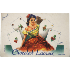 Buvard publicitaire. Chocolat Lacroix.