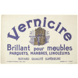 Buvard publicitaire. Vernicire.