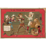 Cartes réclame. A la Ville de St. Denis. Don Quichotte.
