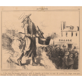Ce bon Charlemagne prenant la peine de descendre sur la terre au mois de janvier de chaque année....