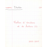 Cahier d'écriture et de lecture 2