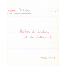 Cahier d'écriture et de lecture 2