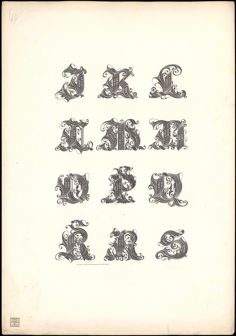 Zier-Schrift nach Vorlagen aus dem sechszehnten Jahrhundert.
