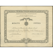 Diplôme de Chevalier du Mérite social