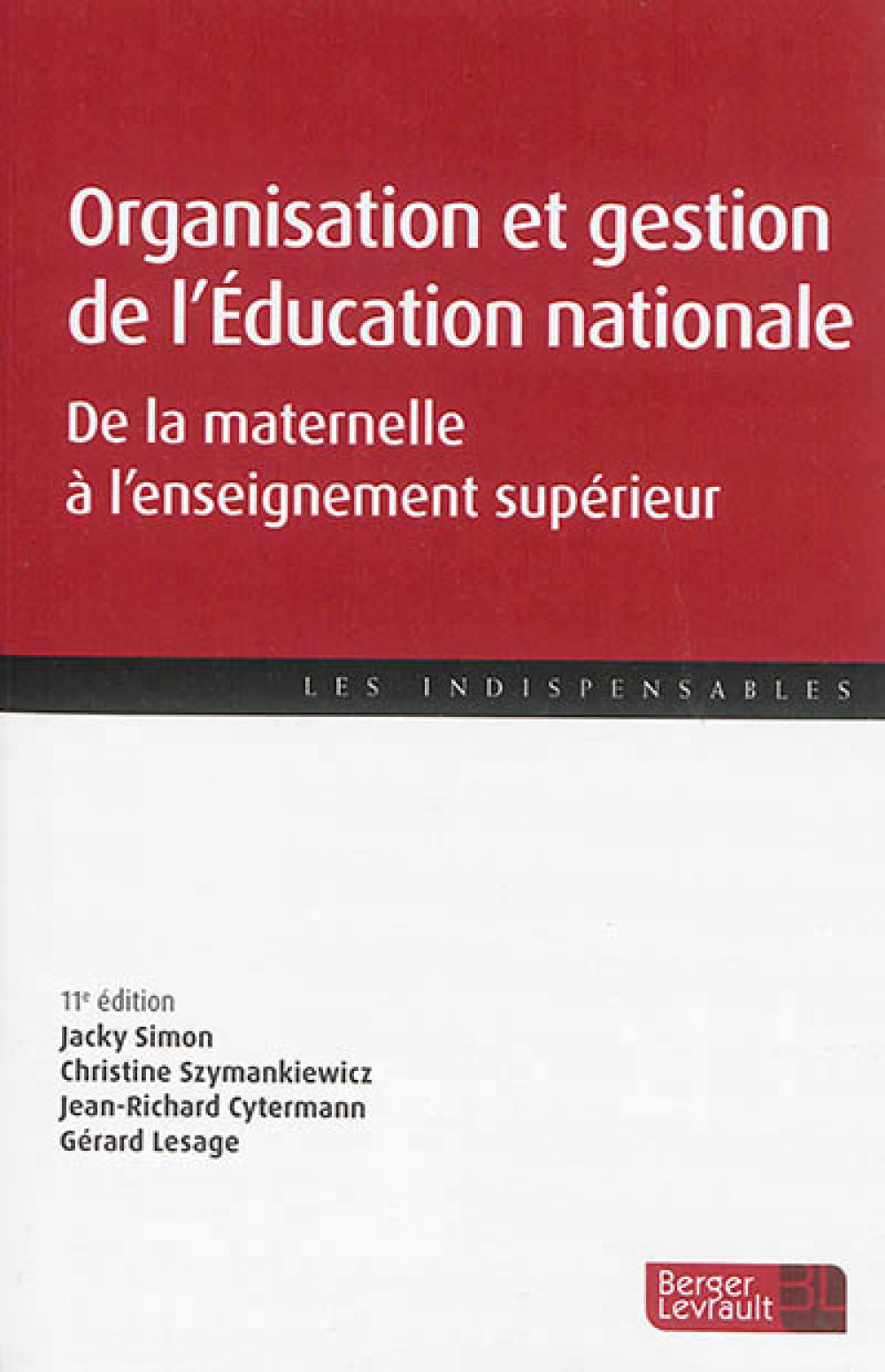 Organisation et gestion de l'Éducation nationale