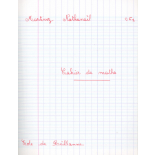 Cahier de maths