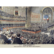 Au Trocadéro : La fête des Écoles organisée par le gouvernement.