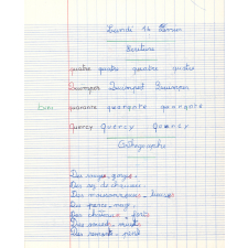 Cahier du jour