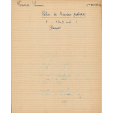 Cahier de travaux pratiques