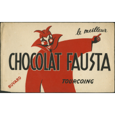 Buvard publicitaire. Chocolat Fausta.