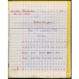 Cahier du jour